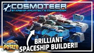 Building HUGE Spaceships!! - Cosmoteer: Starship Architect & Commander -Base Builder Management Game