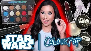 STAR WARS COLLECTION | COLOURPOP SWATCHES & TRY ON