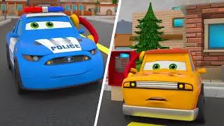 Полицейская Машинка и друзья   Привидение   Моторвиль   3D Мультики про Машинки
