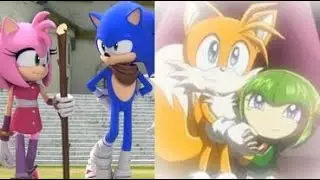 Sonamy |Tailsmo |Rewrite the Stars |Music Video with Lyrics |Sonic Boom SonicX| 