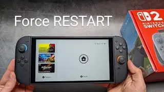 How to Force RESTART Nintendo Switch 2 - If Frozen , Not Responding , Laggy or Faulty