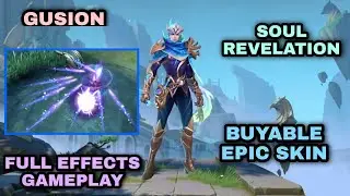 GUSION SOUL SQUAD SKIN SOUL REVELATION FULL EFFECTS GAMEPLAY