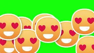 love emoji transition green screen heart face transition romantic #greenscreen  4k FREE NO COPYRIGHT