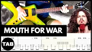 MOUTH FOR WAR Pantera Guitar TAB | Lesson | Tutorial | Cover