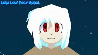 Luna Low Poly Model Preview