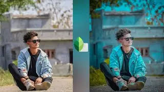 Snapseed Soft Orange And Blue Tone Photo Editing | Snapseed Background Color Change