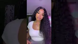 Deep Wave Closure Wig Install! 5x5 HD Lace + Bouncy Curls Hairstyle 