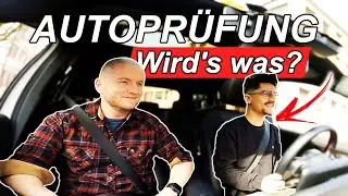 driving test with obstacles