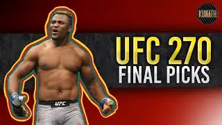 DRAFTKINGS UFC FINAL PICKS | UFC 270 DFS PICKS