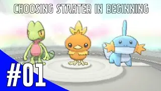 CHOOSING STARTER IN BEGINNING | POKEMON OMEGA RUBY | GARRY YT