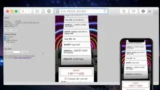 tiktok live printer virtual free script
