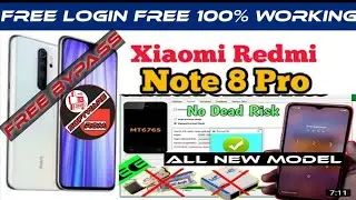 Redmi Note 8 Pro Mi Account Remove | MCT tool free  Mi Account Remove 2021 by software rom