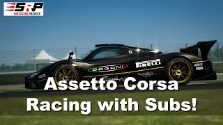 Assetto Corsa - Racing With Subs! Testing out Crew Chief App