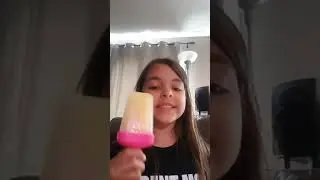 These are the results of the homemade popsicles I made yesterday!