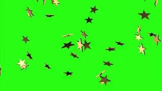 Falling Star Chroma Green Screen Footage Royalty Free