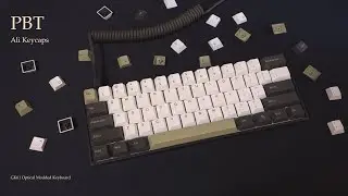 GK61 - Stock ABS vs Ali PBT Keycaps