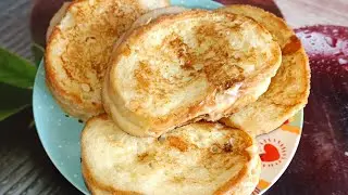 Гренки с ветчиной и сыром