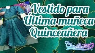 Vestido para muñeca. #manualidades #manualidadesdiy #diy #quinceañera #muñecasdetela