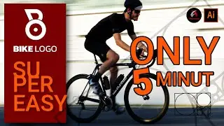 Bike Logo Design - Adobe Illustrator Tutorials #arestutorials