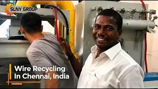 Copper Wire Scrap Recycling Machine in India (Chennai) - 300-500kg/h