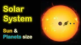 Solar System: Sun & Planets Size