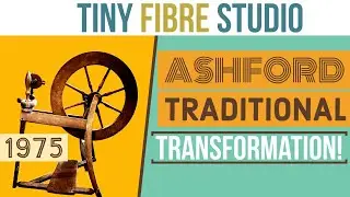 Restoring a vintage Ashford Traditional Spinning Wheel