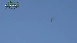 الطيران المروحي يحلق فوق المدينة 20 2 2014