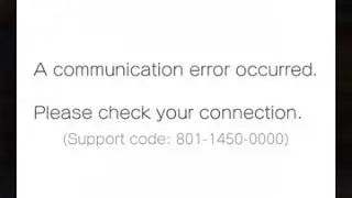 Miitomo the A communication error occurred Please check your connection Fix