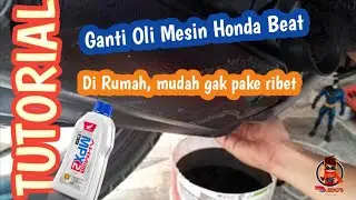 Cara Mudah Ganti Oli Mesin Honda Beat | Easy & Cheap