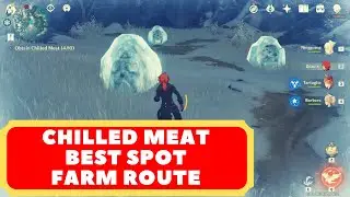 Chilled Meat Location Best Route to Farm Chilled Meat Genshin Impact