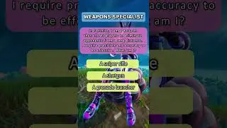 Fortnite riddle No.9 Weapons Specialist #shorts