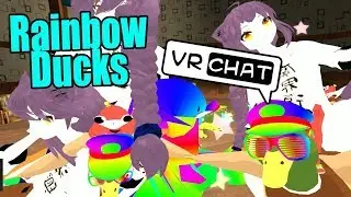 VRChat - Rainbow ducks
