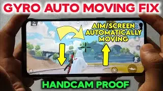 Gyroscope Auto Moving Problem BGMI/PUBG Fix PUBG Screen Moving Problem BGMI Gyro Problem solution