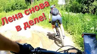 Лена напугала мужика!😱 ВЕЛОПОКАТУШКА #97