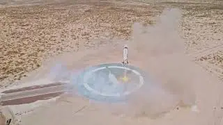 NewShepard Vertical Landing Test