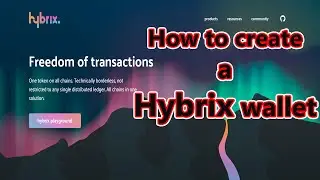 How to create a wallet ! Why we need Hybrix ! HYBRIX TOKEN ON BIKI EXCHANGE |