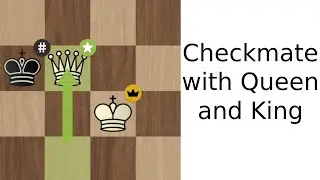 How to checkmate with only a Queen and a King | MightyLizard