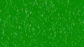 green screen rain effect/ raining green screen effect chroma key