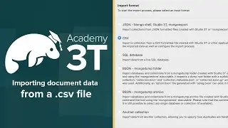 MongoDB 101: Lesson 6, Exercise 1 » Importing document data from a .CSV file