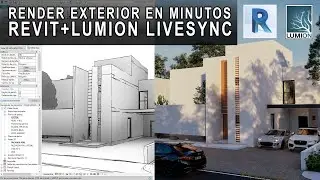 REVIT Y LUMION 11 EN MENOS DE UNA HORA 🔥🏠 RENDER REALISTA