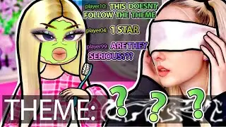 Roblox Dress To Impress BUT I CANT SEE THE THEME