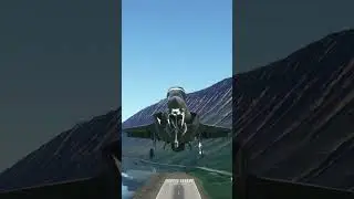 F-35B  STOVL take Off at Ísafjörður Airport Iceland (IFJ) MSFS 