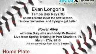 Evan Longoria, TB 3B, on season readiness, new teammates - Sirius|XM