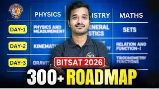 BITSAT 2026 2nd Attempt Roadmap | Last 30 Days Daywise Timetable | Roadmap to BITS Pilani