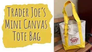 WIMB | Trader Joe’s Mini Canvas Tote Bag