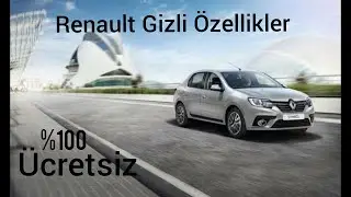 Symbol Dacia Modelleri Bilinmeyen Gizli Özellikleri ve Arıza Kayıt Görütüleme