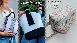 3 EPIC DIY BAG CRAFTS YOU WANT TO MAKE AFTER WATCHING How to make Zipper Bag & Backpack? CUT AND SEW
