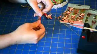 How To Make A Holiday Hair Clip with Cabochons