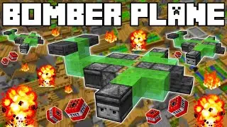 🦅 Minecraft Bedrock 1.20 | Bomber Plane Tutorial!