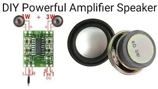Ultra bass Diy powerful amplifier Speaker at home | high bass amplifier | Electro Fever